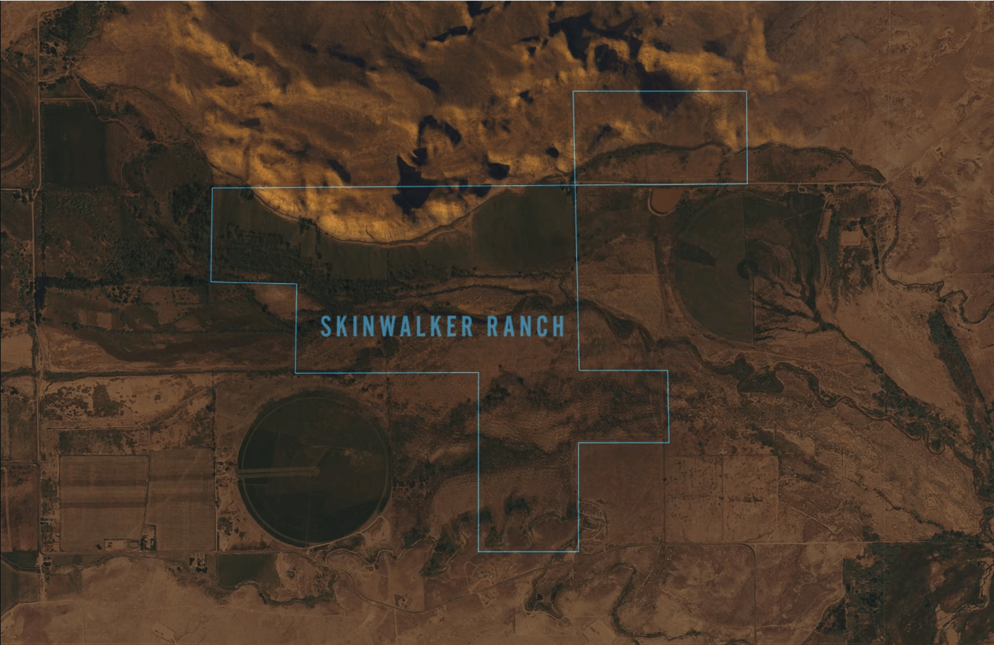 Skinwalker Ranch from the air