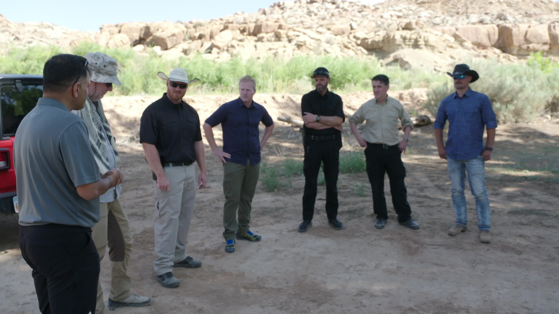 Research team at the ranch